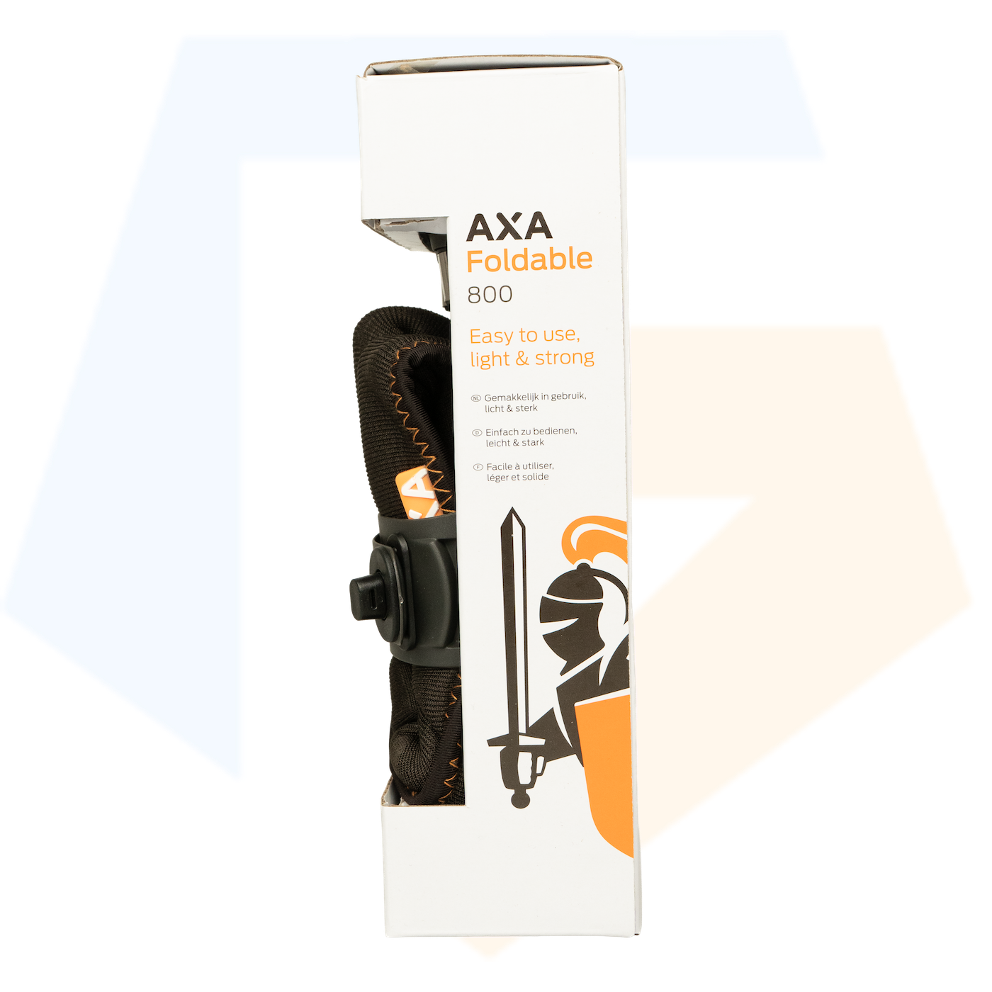Axa Foldable 800 Vouwslot - 100 CM - Zwart