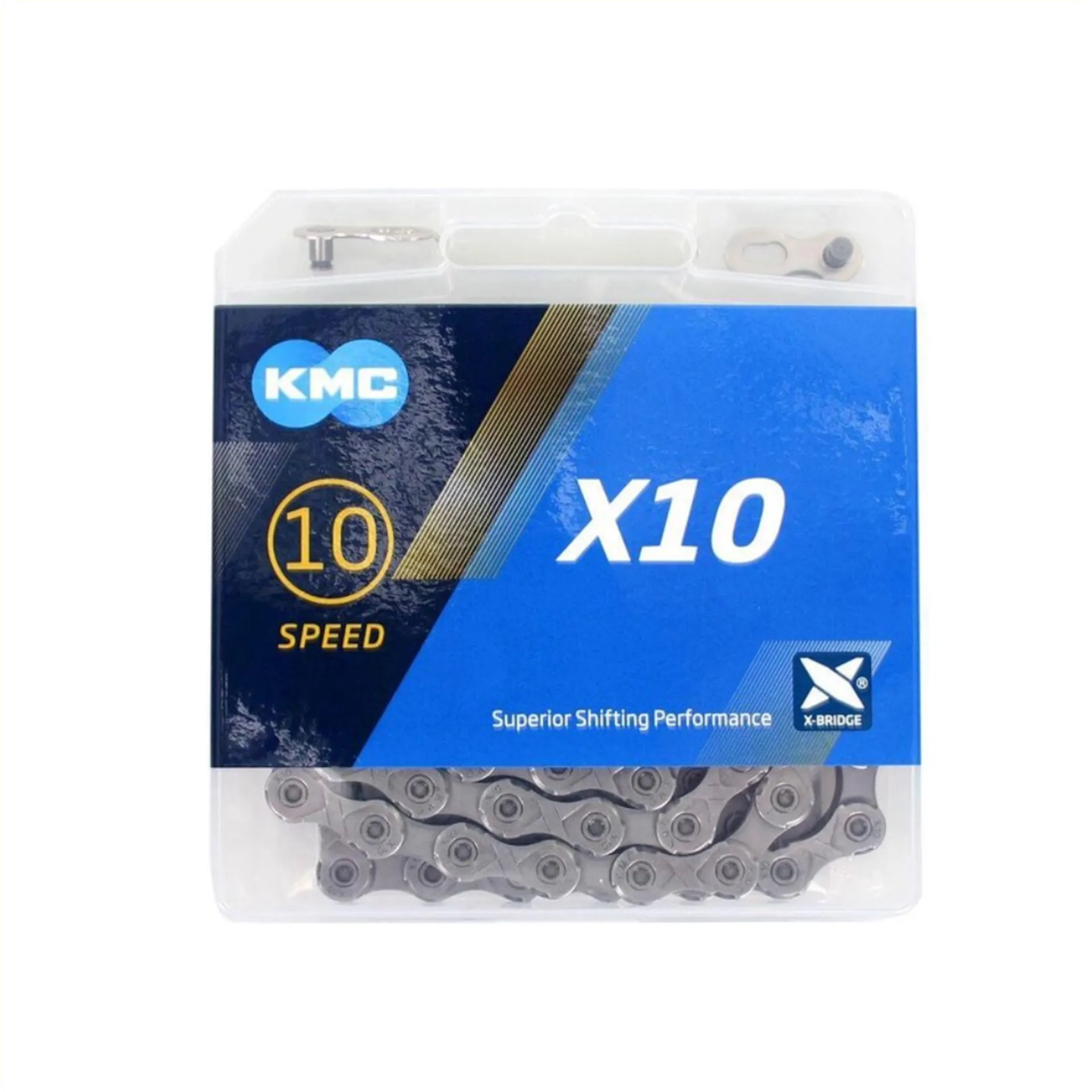KMC X10 Fietsketting - 10-Speed - Zilver