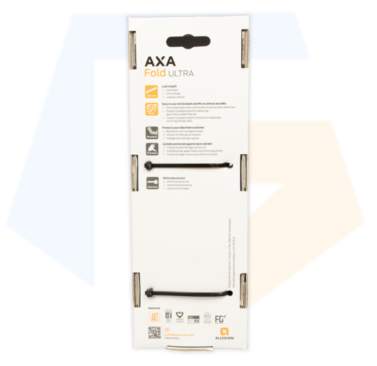 Axa Fold Ultra 90 Vouwslot - ART 2 - Zwart