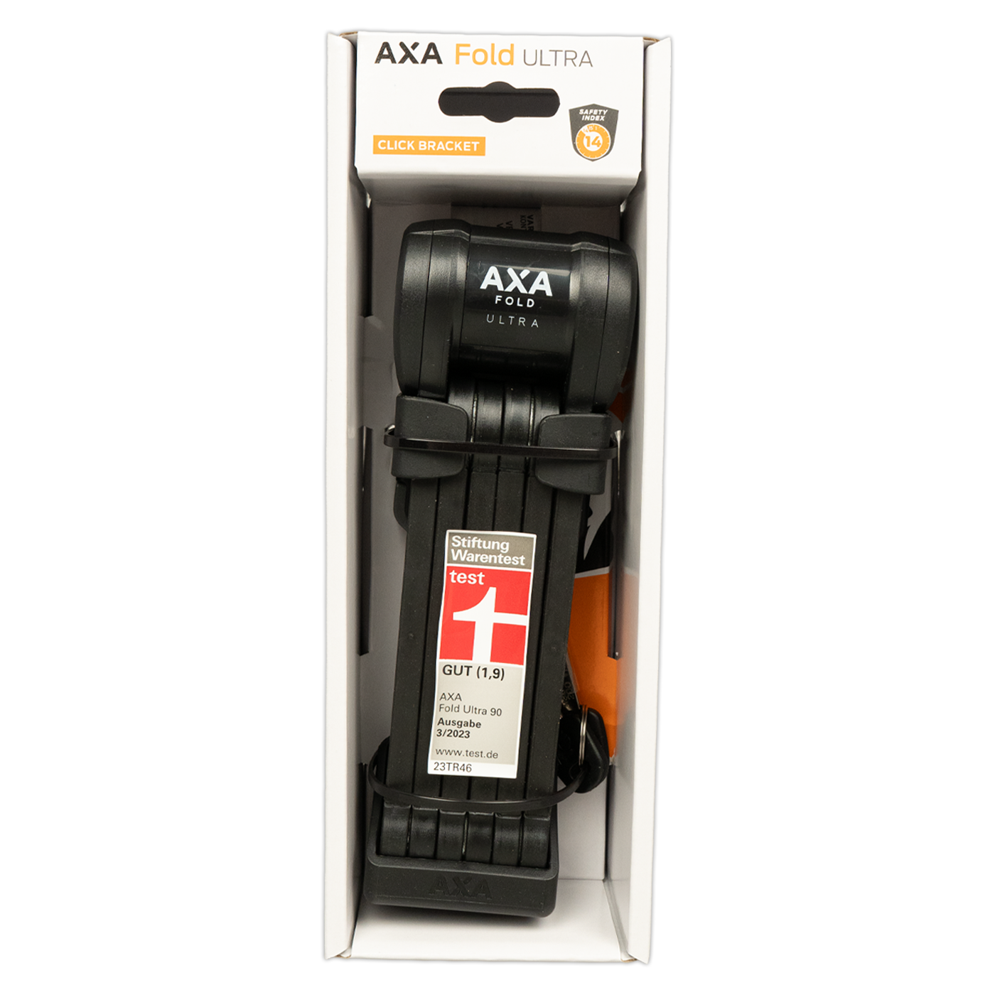 Axa Fold Ultra 90 Vouwslot - ART 2 - Zwart