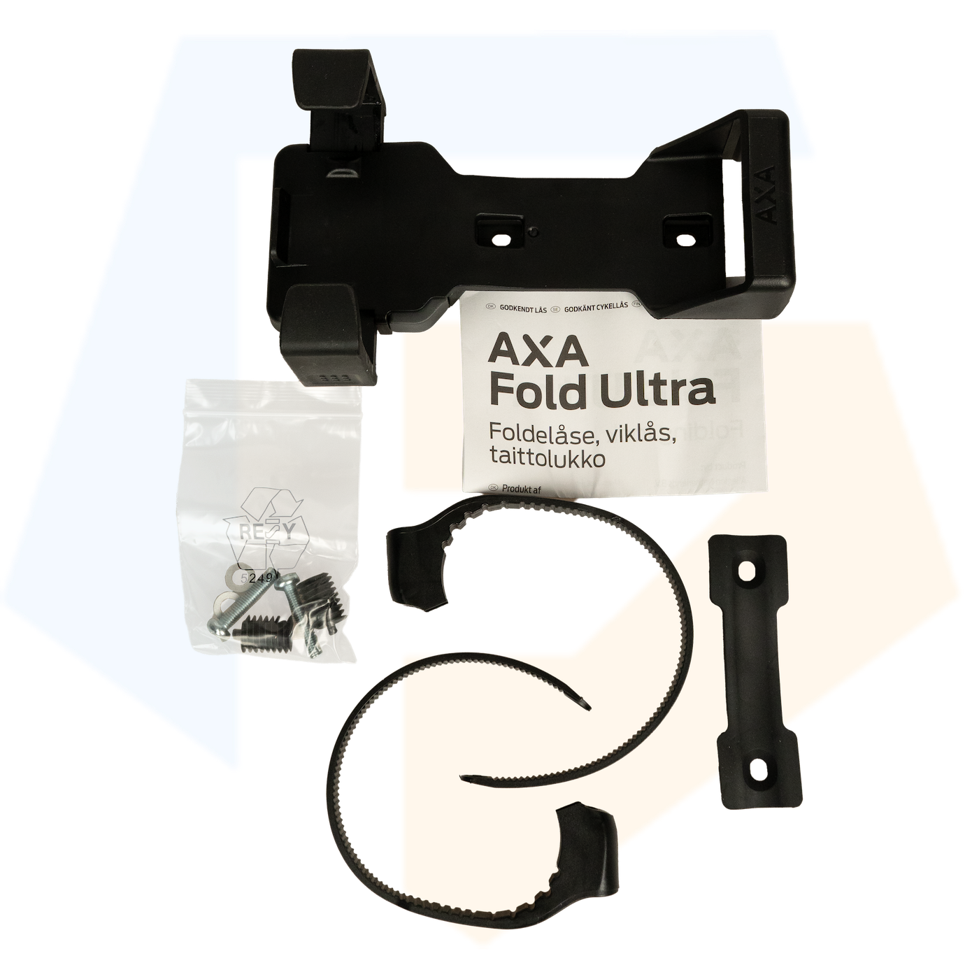 Axa Fold Ultra 90 Vouwslot - ART 2 - Zwart