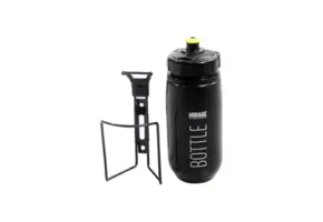 Mirage Bidon 600ml - Met houder - Zwart