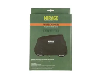 Mirage Undercover Fietshoes - Elastische Hoes 1 Fiets - Zwart