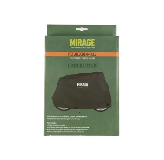 Mirage Undercover Fietshoes - Elastische Hoes 1 Fiets - Zwart