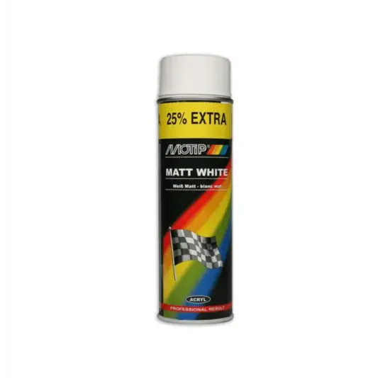 Motip Spuitlak - Mat Wit - 500ML