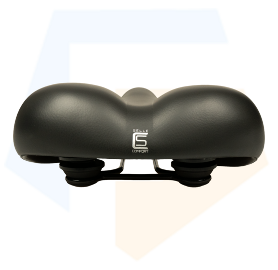 Selle Comfort Fietszadel Heavy Duty - Zwart