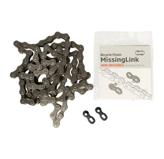 KMC Z7 Fietsketting  - 116 Schakels - Zilver / Bruin
