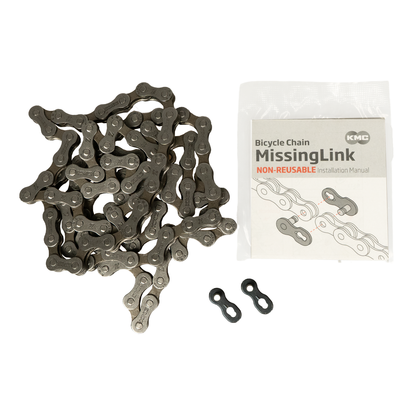 KMC Z7 Fietsketting - 116 Schakels - Zilver / Bruin