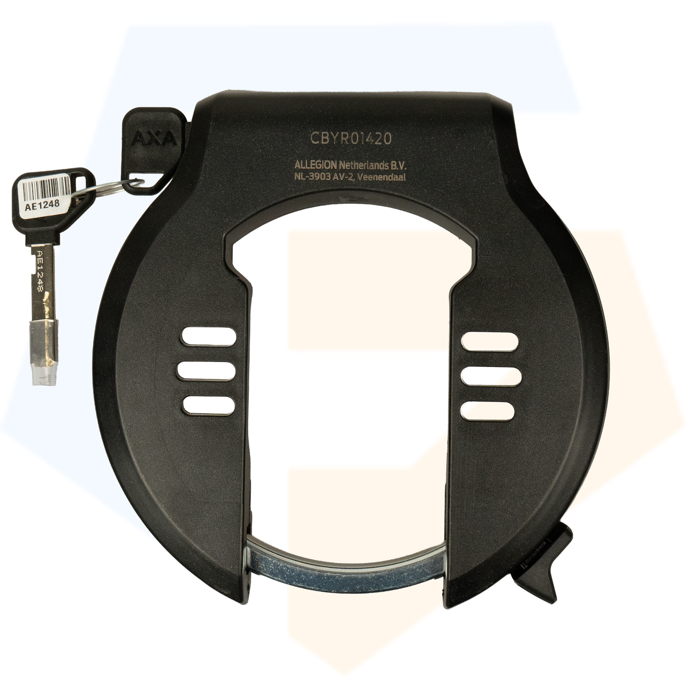 Axa Atlas Ringslot - Zwart - 58 MM - ART 2