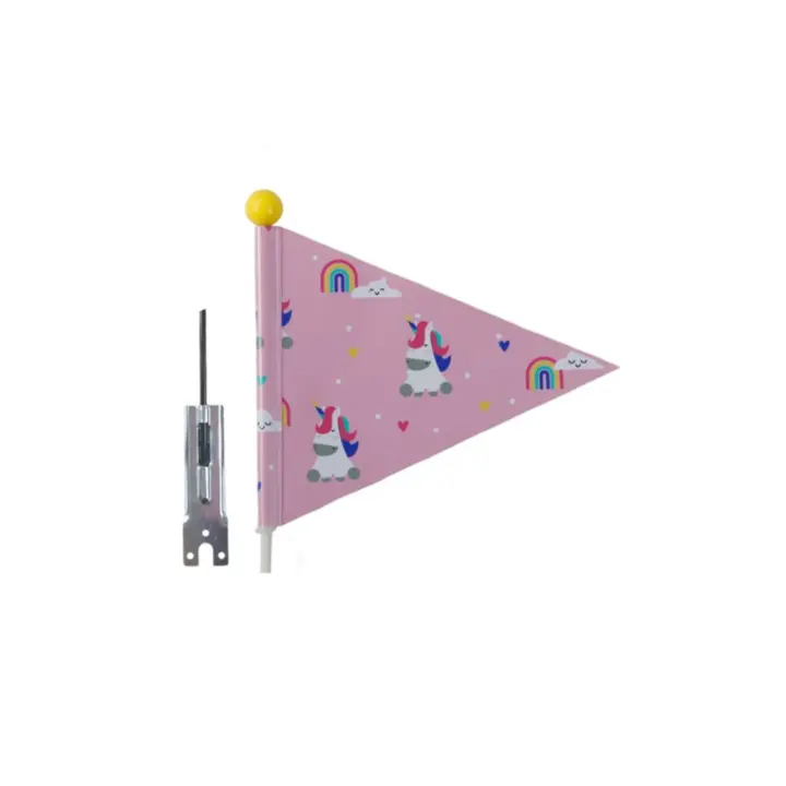 PexKids Fietsvlag - Deelbaar - Unicorn