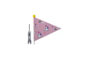 PexKids Fietsvlag - Deelbaar - Unicorn