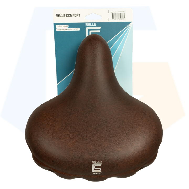 Selle Comfort Drifter Fietszadel – Bruin – Met Hangveren