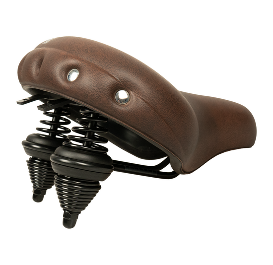 Selle Comfort Drifter Fietszadel – Bruin – Met Hangveren