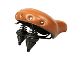 Selle Comfort Drifter Fietszadel - Wave Lichtbruin