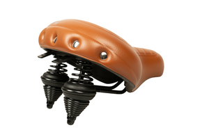 Selle Comfort Drifter Fietszadel - Wave Lichtbruin