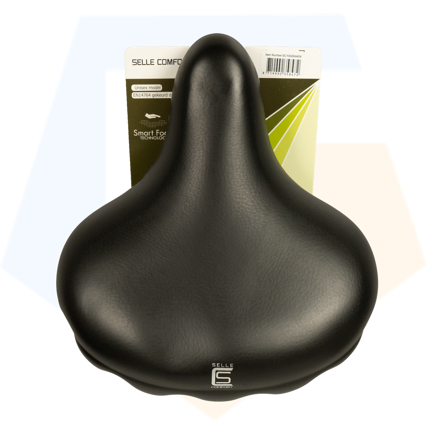 Selle Comfort Retro XL Drifter Fietszadel - Zwart - Met Smart Foam Techniek