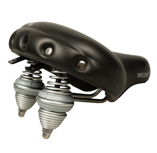 Selle Comfort Retro XL Drifter Fietszadel - Zwart - Met Smart Foam Techniek