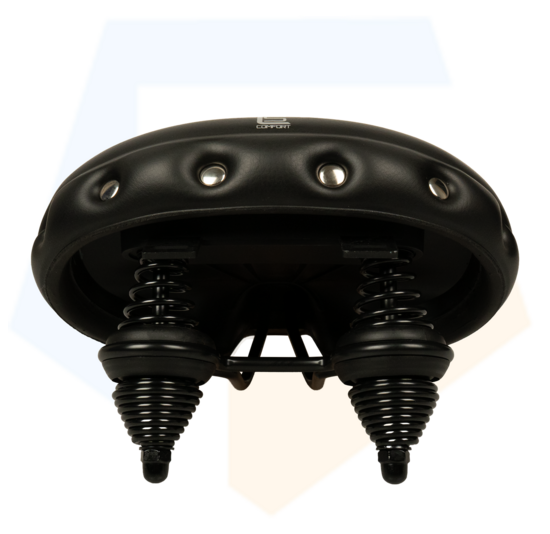 Selle Comfort Drifter Fietszadel - Zwart - Met Hangveren