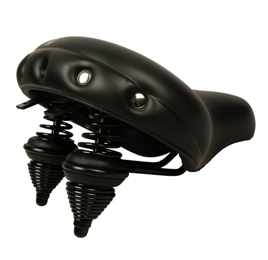 Selle Comfort Drifter Fietszadel - Zwart - Met Hangveren
