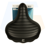 Selle Comfort Drifter Fietszadel Wave - Zwart - Met Hangveren