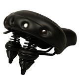 Selle Comfort Drifter Fietszadel Wave - Zwart - Met Hangveren