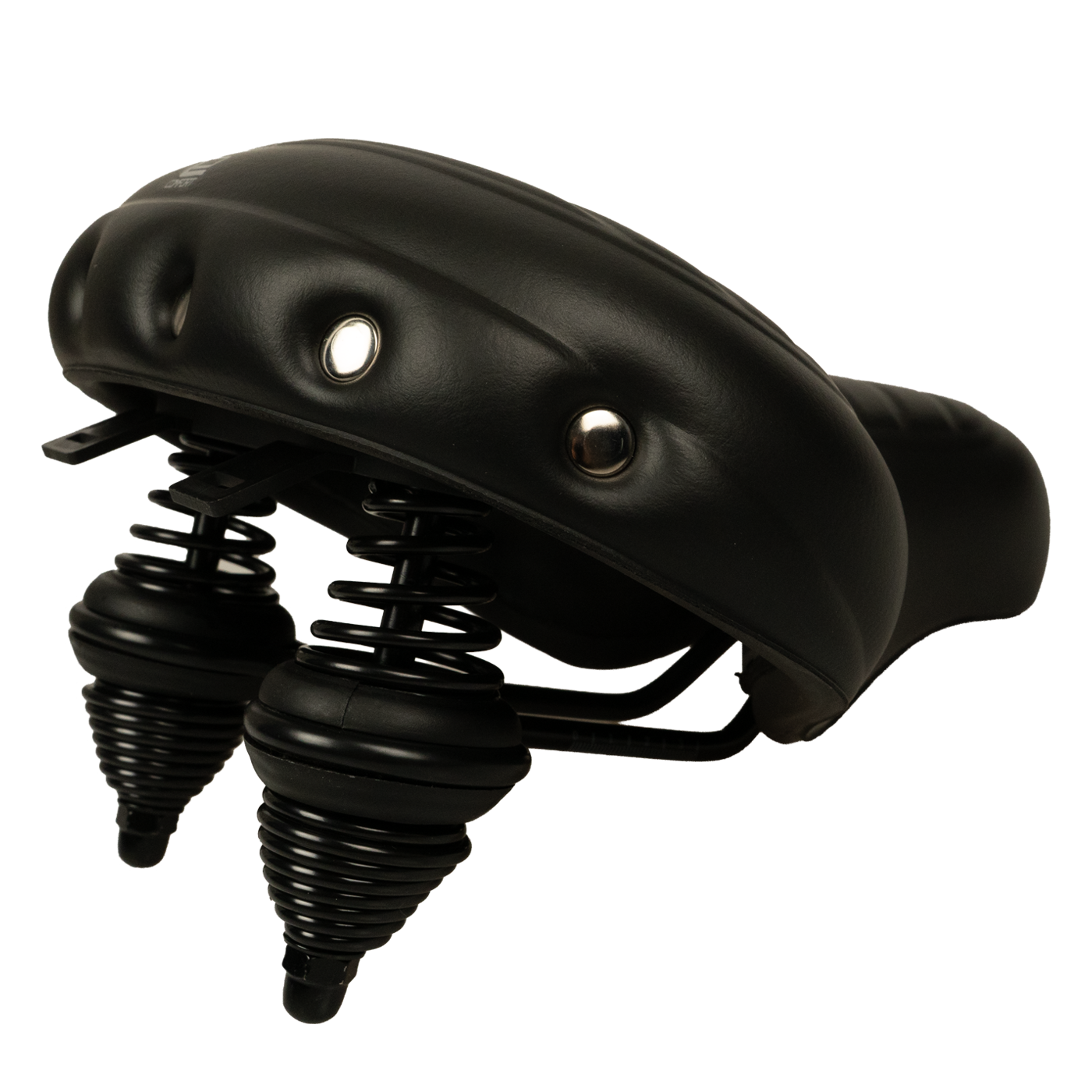 Selle Comfort Drifter Fietszadel Wave - Zwart - Met Hangveren