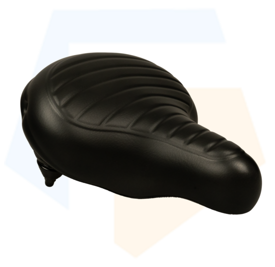 Selle Comfort Drifter Fietszadel Wave - Zwart - Met Hangveren