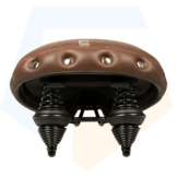 Selle Comfort Drifter Fietszadel Wave - Bruin - Met Hangveren