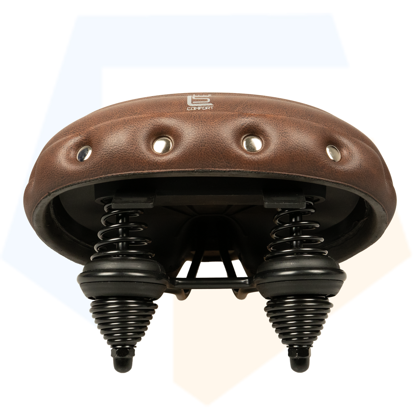 Selle Comfort Drifter Fietszadel Wave - Bruin - Met Hangveren