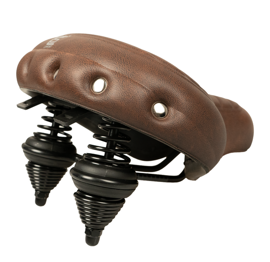 Selle Comfort Drifter Fietszadel Wave - Bruin - Met Hangveren