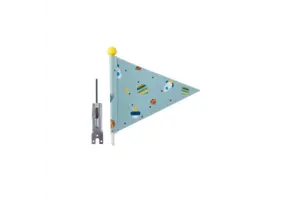 PexKids Fietsvlag - Deelbaar - Rocket