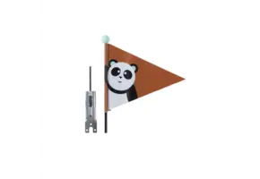 PexKids Fietsvlag - Deelbaar - Panda
