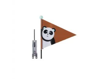 PexKids Fietsvlag - Deelbaar - Panda