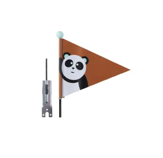 PexKids Fietsvlag - Deelbaar - Panda