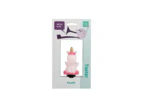 PexKids Fietstoeter -  Kinder Fietsbel - Paard - Wit