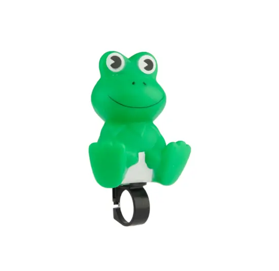 PexKids Fietstoeter -  Kinder Fietsbel - Kikker - Groen
