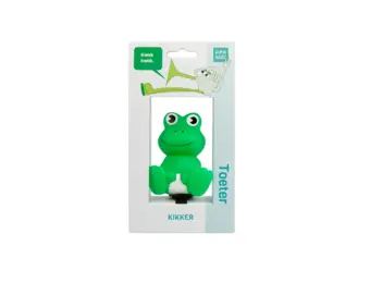 PexKids Fietstoeter -  Kinder Fietsbel - Kikker - Groen