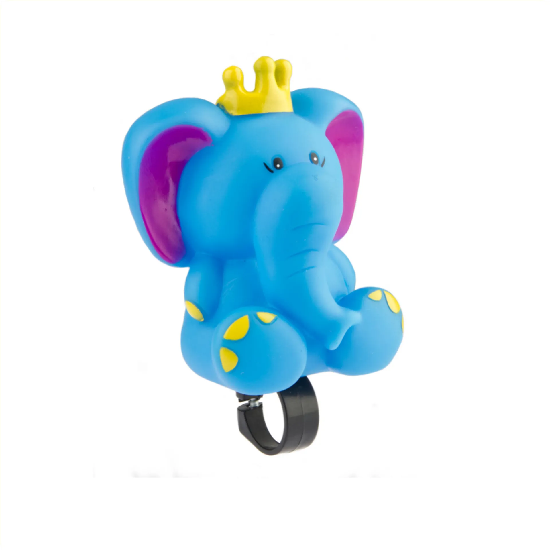 PexKids Fietstoeter - Kinder Fietsbel - Olifant - Blauw