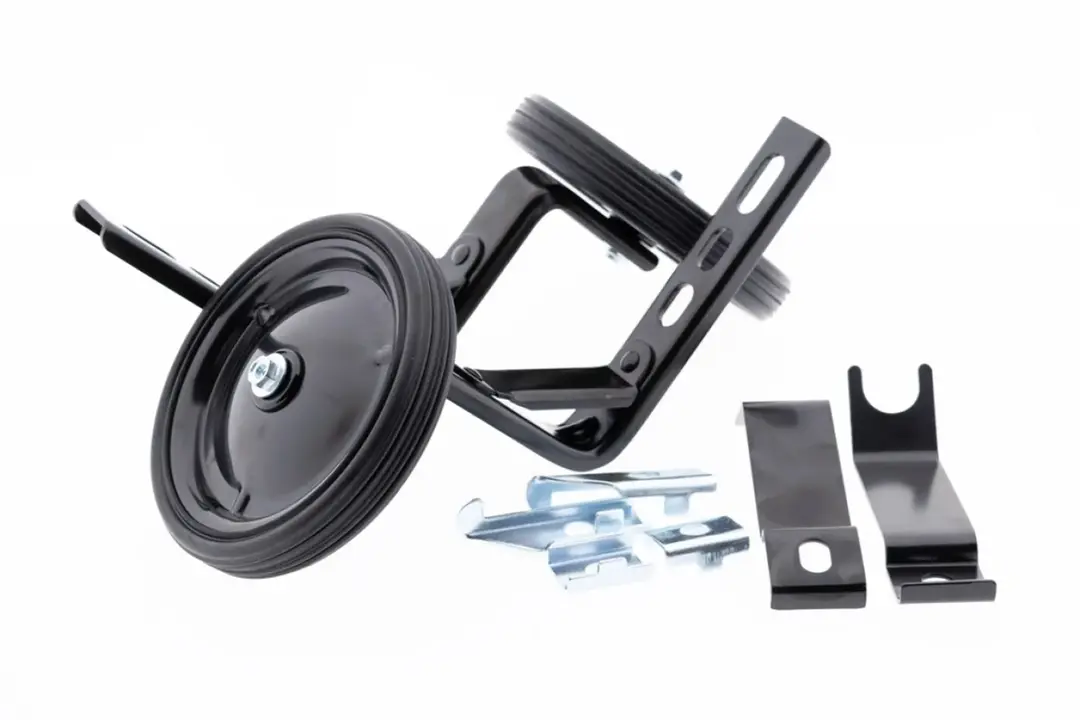 PexKids Zijwieltjes - 12 / 20 Inch - Zwart