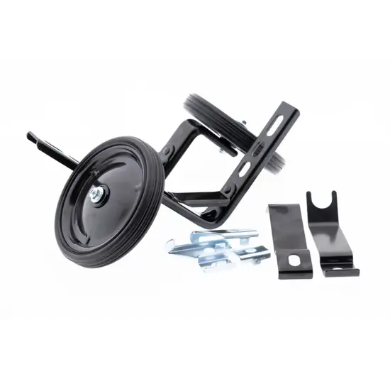 PexKids Zijwieltjes - 12 / 20 Inch - Zwart