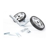 PexKids Zijwieltjes - 12 / 20 Inch - Zilver