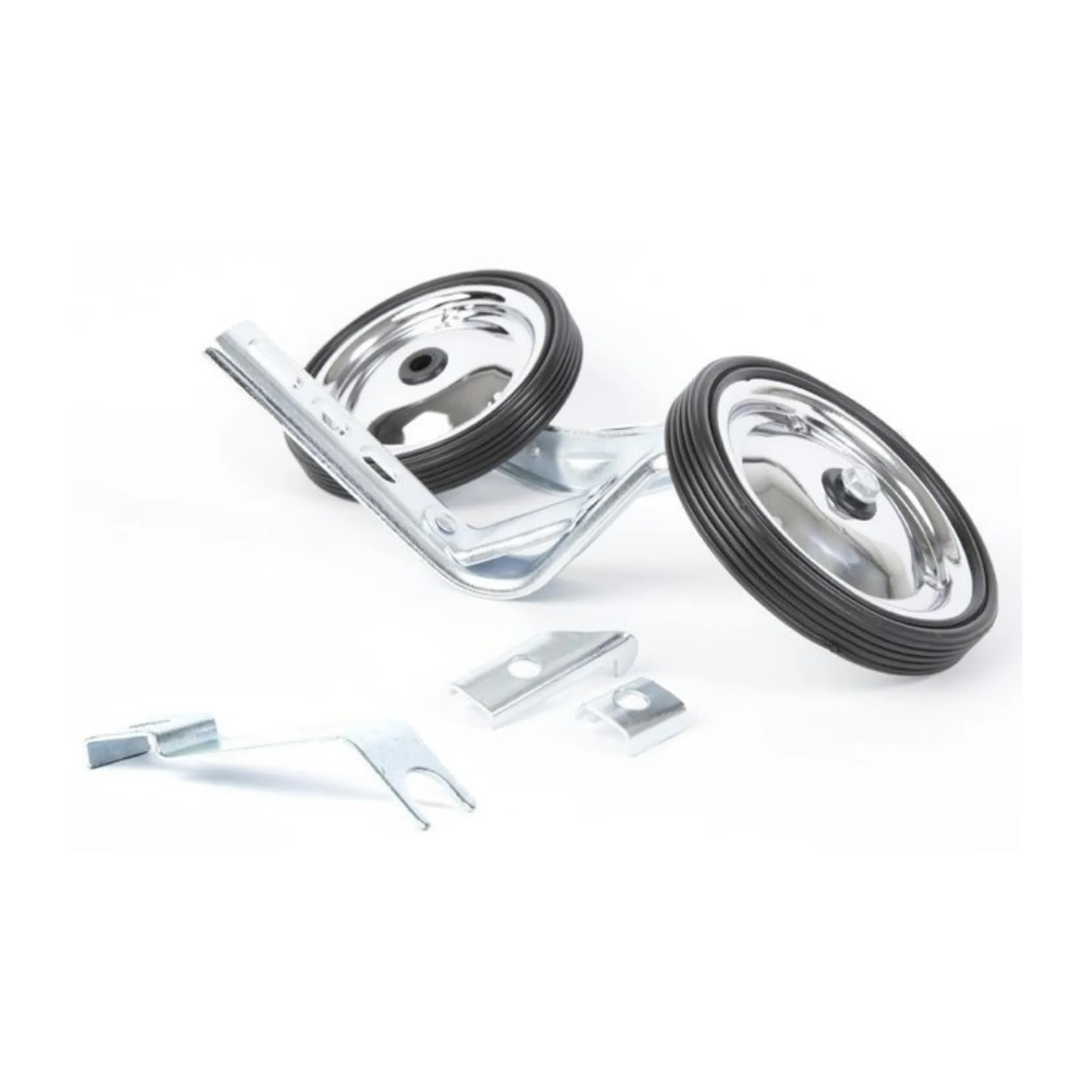 PexKids Zijwieltjes - 12 / 20 Inch - Zilver