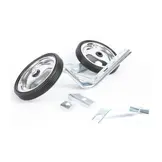 PexKids Zijwieltjes - 12 / 20 Inch - Zilver
