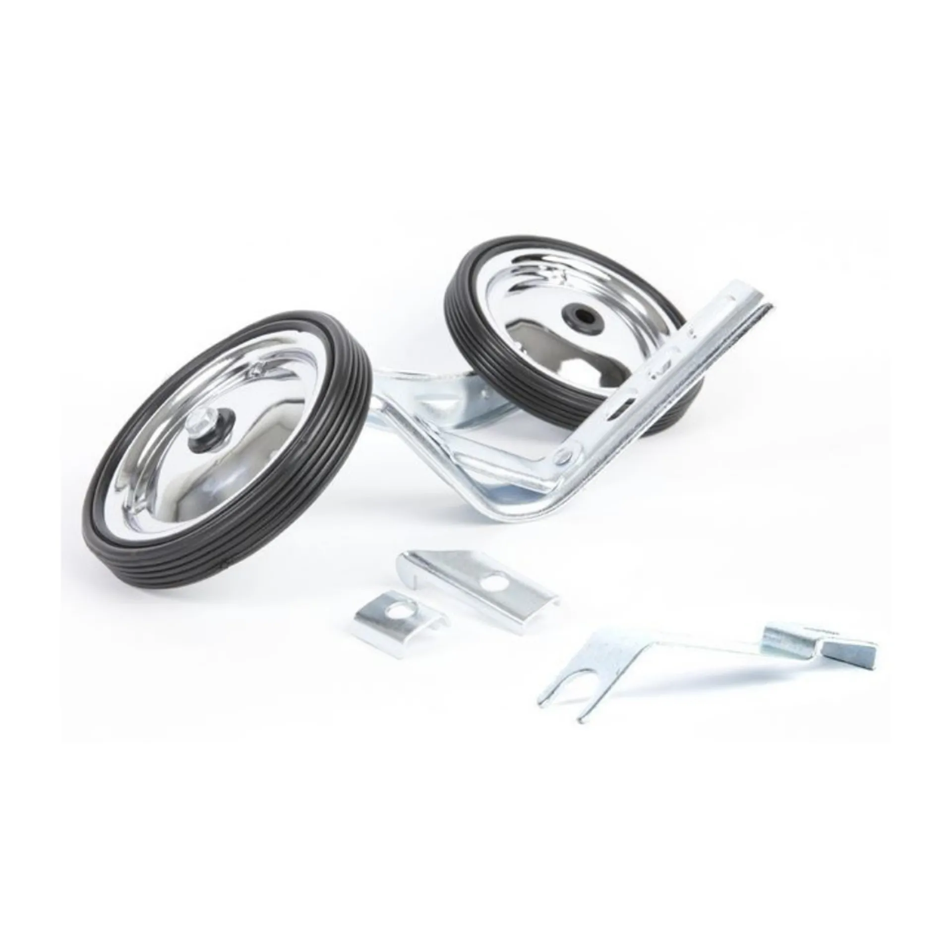 PexKids Zijwieltjes - 12 / 20 Inch - Zilver