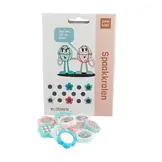 PexKids Spaakkralen - Bloemetjes - 4 Kleuren
