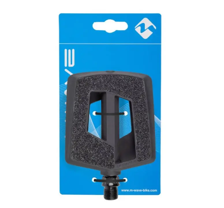 M-WAVE Steady Flat Pedalen - Antislip Fietspedalen - 9/16 - Zwart