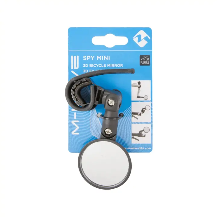 M-Wave Spy Fietsspiegel - Mini Spiegel - Zwart
