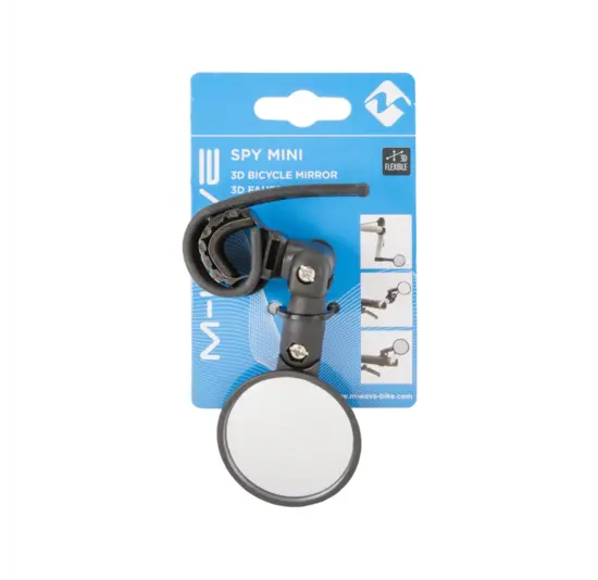 M-Wave Spy Fietsspiegel - Mini Spiegel - Zwart