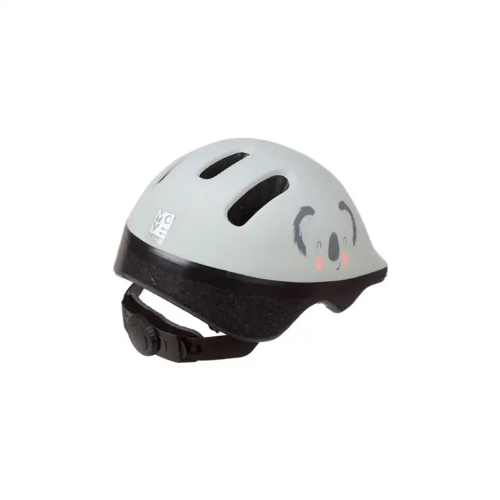 Polisport Kinder Fietshelm Koala - 44/48 CM - Grijs Mat