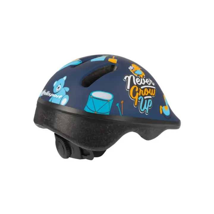 Polisport Kinder Fietshelm Toys - 44/48 CM - Blauw Mat
